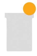 Nobo T-planbordkaarten index 2, 85 x 60 mm, oranje
