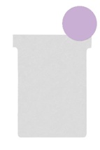 Nobo T-planbordkaarten index 2, 85 x 60 mm, violet
