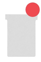 Nobo T-planbordkaarten index 2, 85 x 60 mm, rood