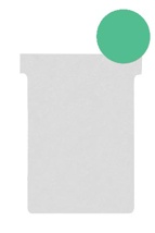 Nobo T-planbordkaarten index 2, 85 x 60 mm, groen