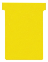 Nobo T-planbordkaarten index 3, 120 x 92 mm, geel