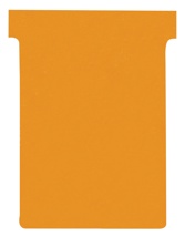 Nobo T-planbordkaarten index 3, 120 x 92 mm, oranje