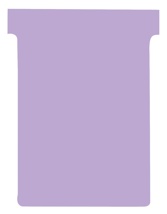 Nobo T-planbordkaarten index 3, 120 x 92 mm, violet