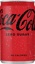Coca-Cola Zero frisdrank, mini blik van 15 cl, pak van 24 stuks
