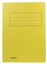 Class'ex dossiermap, 3 kleppen 23,7 x 34,7 cm (voor folio), geel