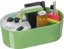 Han Toolbox Lodraagbare bureaustandaard met schaal, 4 vakken, groen (Lime Green)