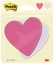 Post-it Notes, 2 x 75 vel,  70 x 72 mm, hart, power roze en paars