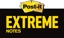 Post-it® Extreme Notes, 76 x 76 mm, 3 blokken van 45 blaadjes, geassorteerde kleuren