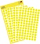Avery Ronde etiketten diameter 8 mm, geel, 416 stuks