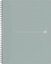 Oxford Origin spiraalschrift, A4+, 140 bladzijden, gelijnd, grijs