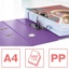 Esselte ordner Colour'Breeze No. 1 A4, uit PP, rug van 7,5 cm, lavendel