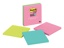 Post-it Super Sticky notes XL Cosmic, 70 vel, 101 x 101mm, gelijnd, geassorteerde kleuren, pak van 3