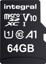 Integral microSDXC geheugenkaart, 64 GB