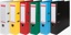 Pergamy ordner, voor A4, volledig uit PP, rug van 8 cm, geassorteerde kleuren