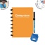 Correctbook A5 Original: uitwisbaar / herbruikbaar notitieboek, blanco, Peachy Orange (oranje)