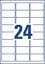 Avery Zweckform J4773-10 weerbestendige etiketten 63,5 x 33,9 mm (b x h), 2.400 etiketten, wit