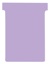 Nobo T-planbordkaarten index 3, 120 x 92 mm, violet
